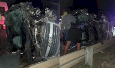 RUTA 14: Grave choque frontal al sur de Concordia