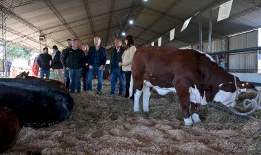 Frigerio anunció créditos para productores y mejoras viales en la 80° Exposición Rural de Feliciano
