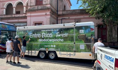 La Oficina Móvil de Turismo inició su recorrido de promoción por Entre Ríos