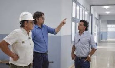 CAFESG finalizó las obras de infraestructura sanitaria en una escuela concordiense