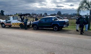 Conductor de camioneta chocó a un motociclista y se fugó. Fue atrapado y dio positivo en el test de alcoholemia