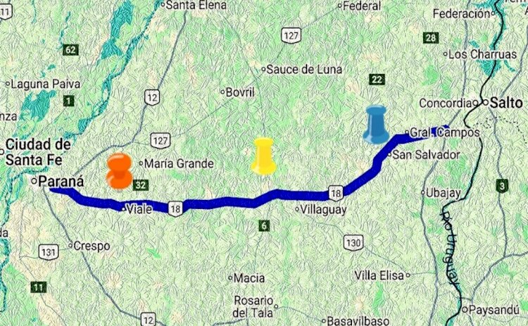 El gobierno nacional piensa en tres cabinas de peaje para la Ruta 18