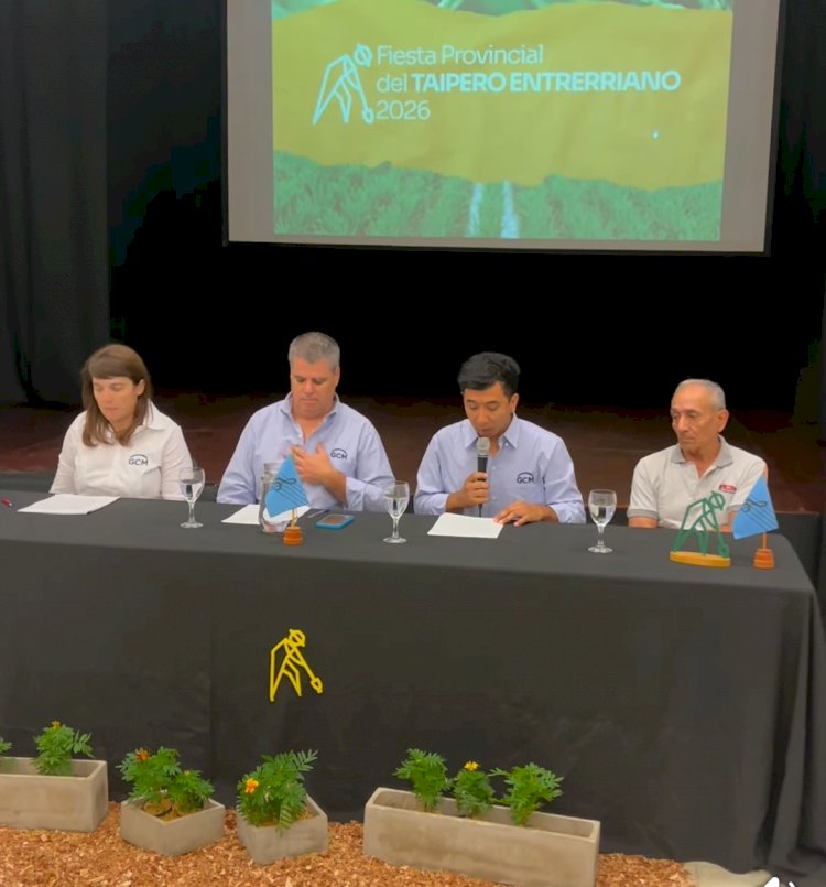 Se presento la Fiesta provincial del Taipero 2026
