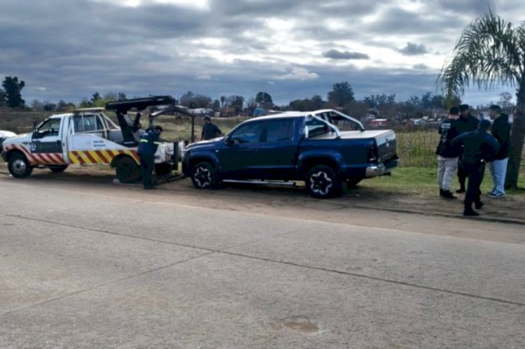 Conductor de camioneta chocó a un motociclista y se fugó. Fue atrapado y dio positivo en el test de alcoholemia