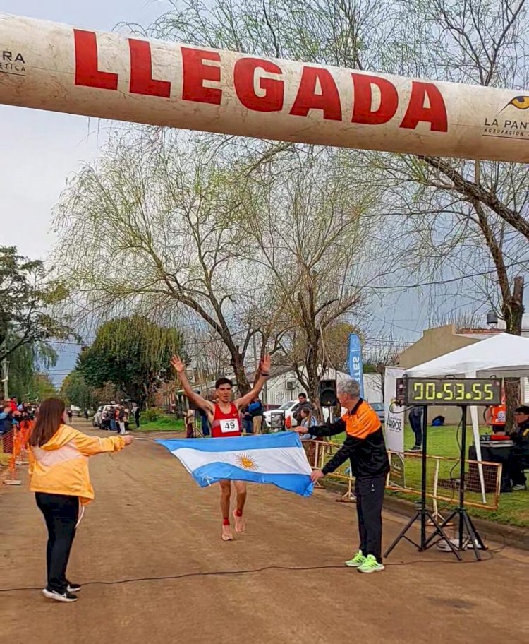Gero Corujo se impuso en el XXVI Maratón del Departamento San Salvador