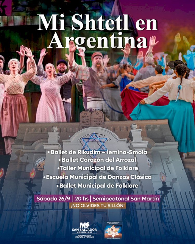 Camino al centenario de la Sinagoga Torá Moshé: se viene un gran encuentro de danza y cultura en la Semipeatonal