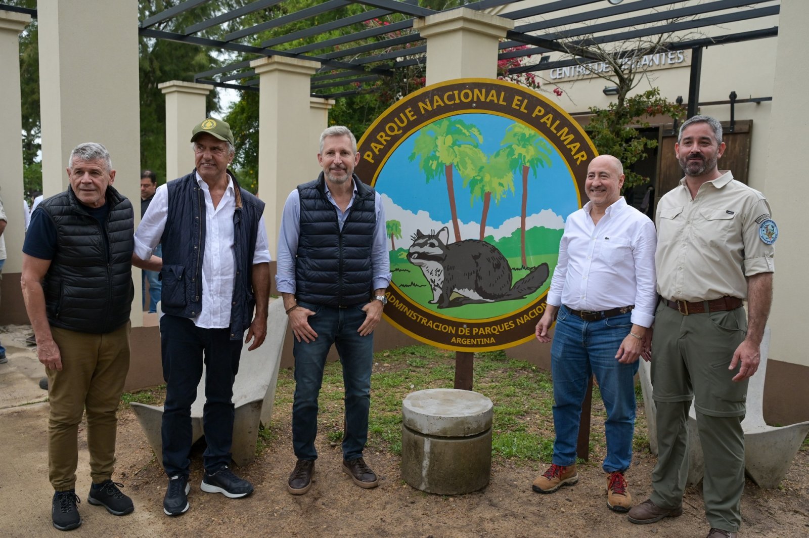 Frigerio y Scioli participaron de un encuentro de Parques Nacionales en El Palmar