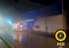 Un desperfecto eléctrico habría provocado el incendio de un supermercado en General Campos