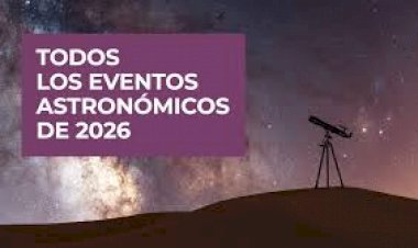 Calendario astronómico 2026: Eclipses, lluvias de meteoritos y más eventos para observar