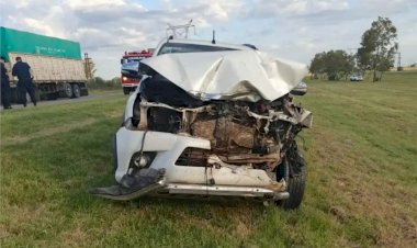 Obrero sufrió amputación de una pierna tras brutal choque cuando trabajaba en Ruta 14