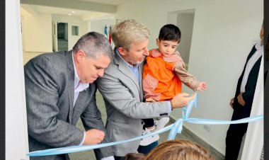 Frigerio estuvo presente en el aniversario de General Campos e inauguró un jardín maternal