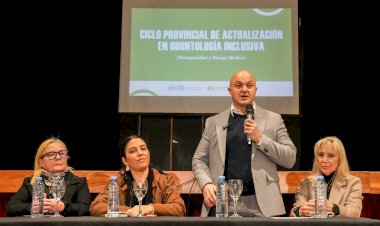 Salud e Iprodi iniciaron el ciclo Provincial de Actualización en Odontología Inclusiva