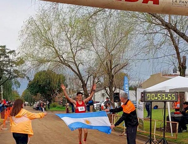Gero Corujo se impuso en el XXVI Maratón del Departamento San Salvador