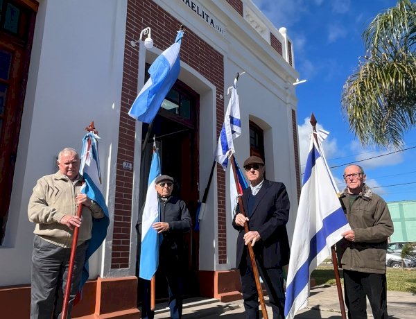 100 años de la Unión Israelita  de General Campos con la reinauguración .