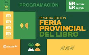 Programa completo de la 1° Feria Provincial del Libro en Concordia