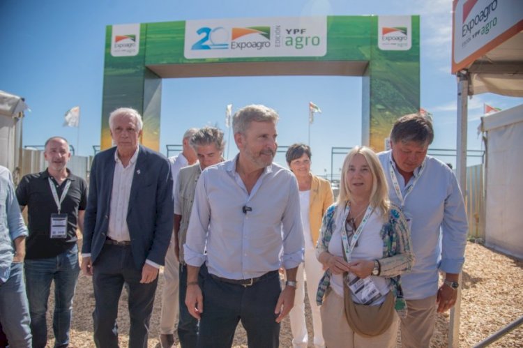 En Expoagro, Frigerio aseguró que “el campo nos va a ayudar a salir adelante”