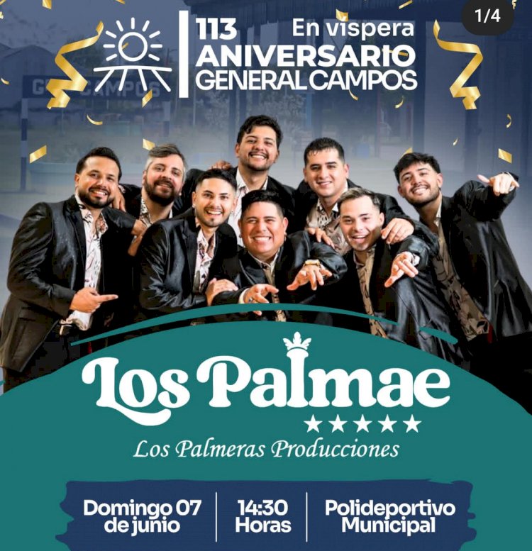 General Campos se prepara para celebrar sus 113 años con música, tradición y encuentros comunitarios