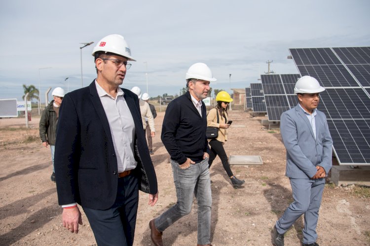 Frigerio inauguró en Arroyo Barú un parque solar con una inversión de 600 millones de pesos
