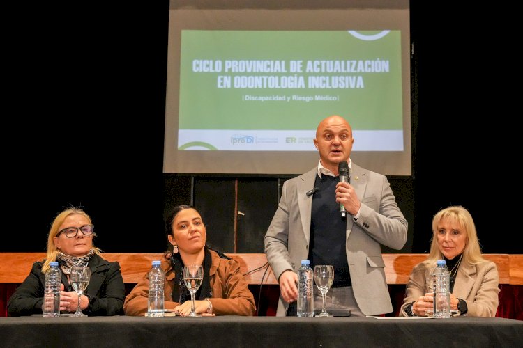 Salud e Iprodi iniciaron el ciclo Provincial de Actualización en Odontología Inclusiva