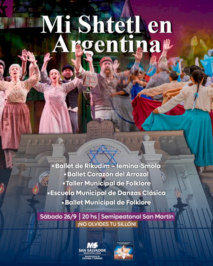Camino al centenario de la Sinagoga Torá Moshé: se viene un gran encuentro de danza y cultura en la Semipeatonal