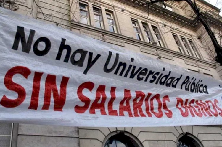Docentes universitarios anunciaron un paro de 72 horas en la previa de una nueva marcha federal